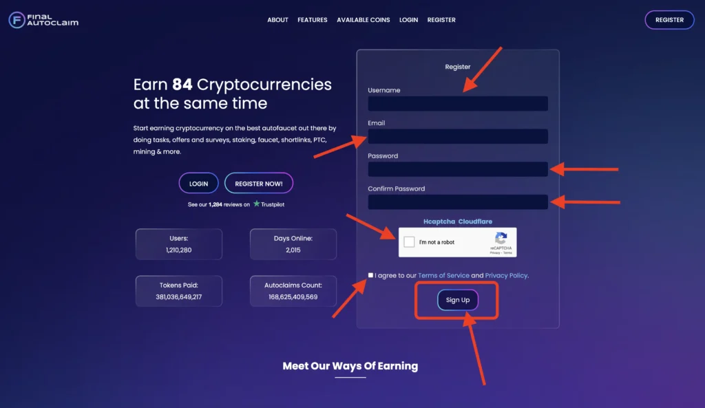 final autoclaim faucet, como registrarse y empezar a ganar criptomonedas sin invertir dinero