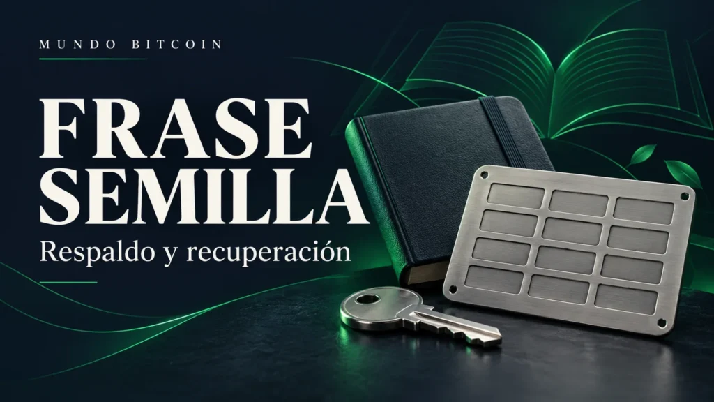 Frase semilla: qué es, cómo guardarla y recuperar una wallet